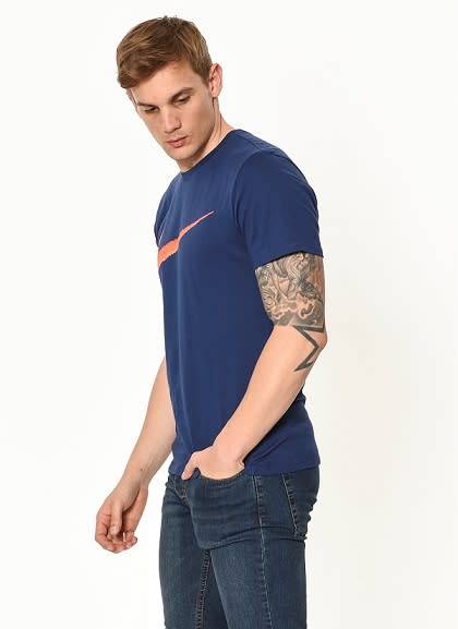 Original Mens NIKE NSW TEE HANGTAG SWOOSH - 707456-429 - XX Large